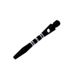 Shaft Alu Stripe short schwarz