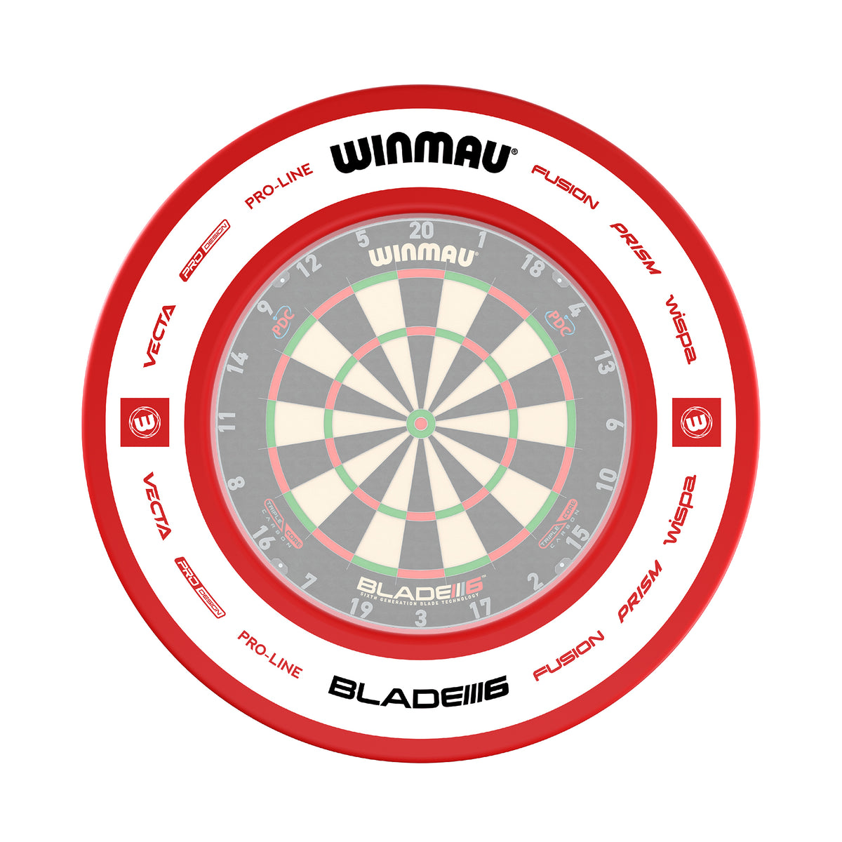 Catchring (Auffangring) - Winmau Pro-Line 2.0 red 4450