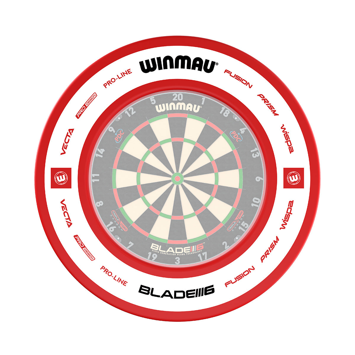 Catchring (Auffangring) - Winmau Pro-Line 2.0 red 4450