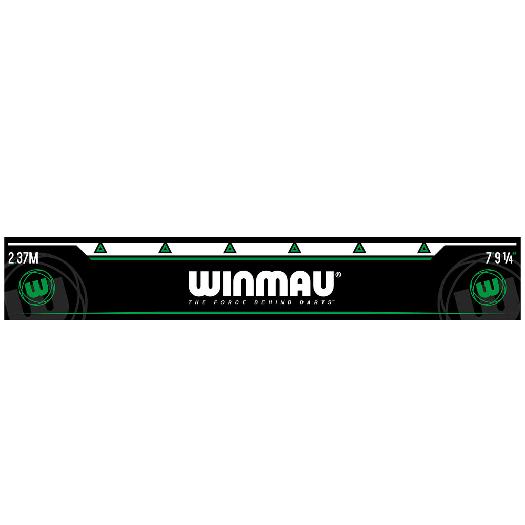 Winmau Abwurflinie 237 cm (Steel+Soft) 8762 schwarz/grün