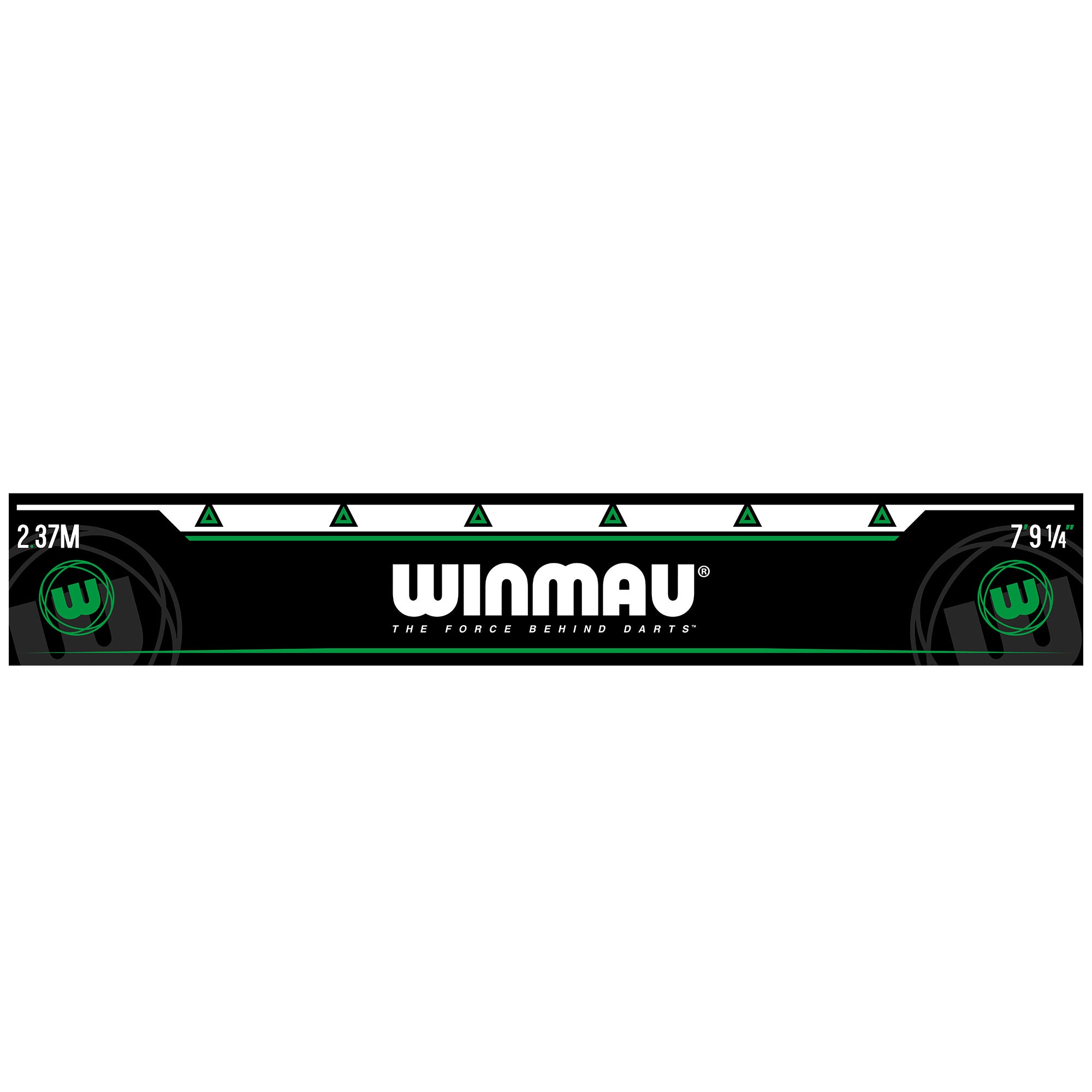 Winmau Abwurflinie 237 cm (Steel+Soft) 8762 schwarz/grün