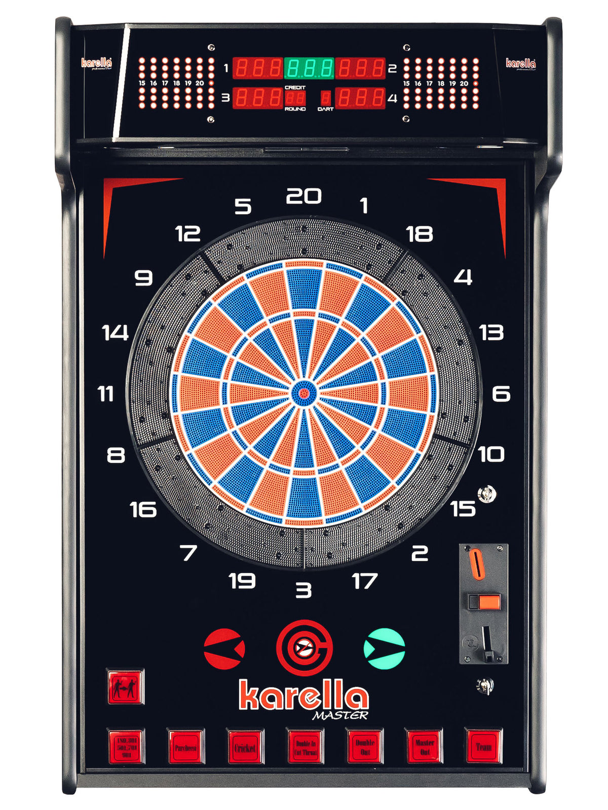 Dartautomat Karella E-Master mit Münzeinwurf