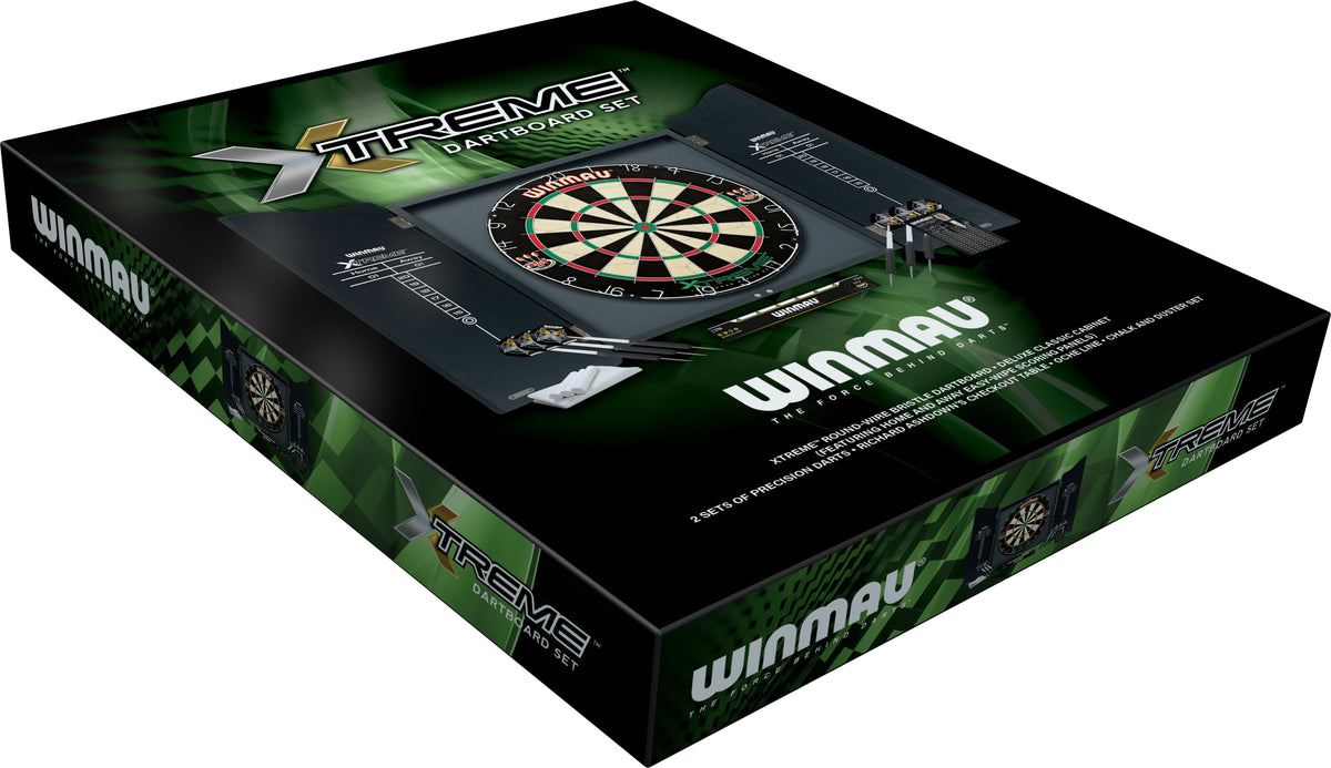 Dartboard/Cabinet-Set Winmau Xtreme inkl. Zub.
