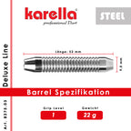 Steelbarrel Karella Deluxe DL-3 22g