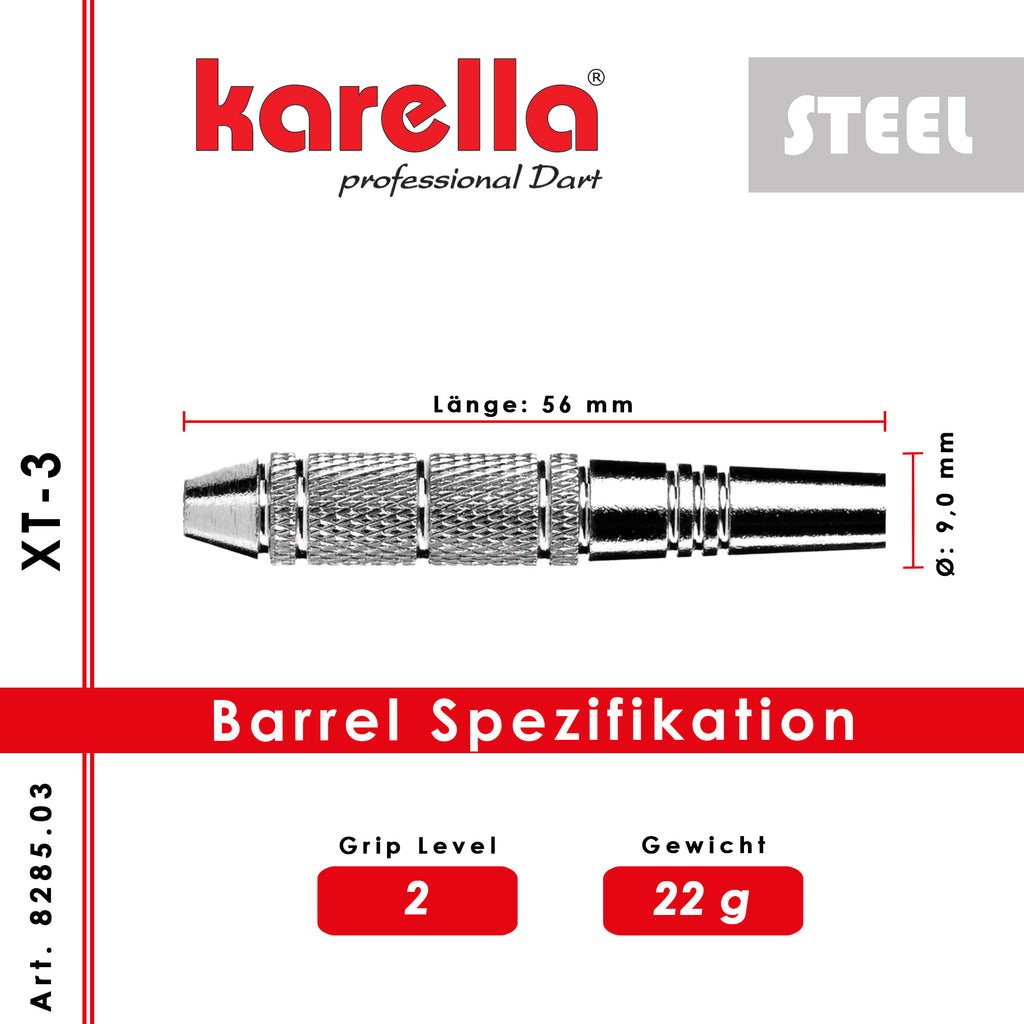 Steeldart Karella XT-Serie  XT-3  - 22 g