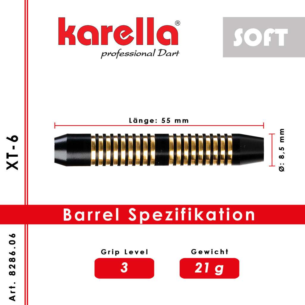Softdart Karella XT-Serie  XT-6  - 21 g