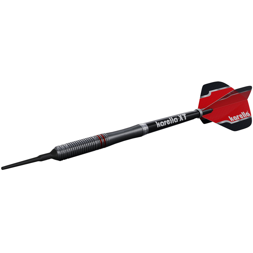 Softdart Karella Fighter, schwarz, 90% Tungsten, 20g