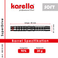 Softdart Karella SuperDrive 20g schwarz 90% Tungsten