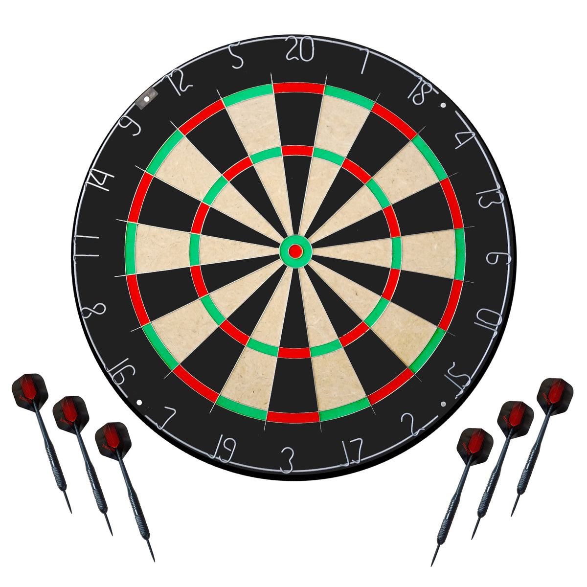 Dartboard Karella BullOut inkl. 2 Satz Karella Darts