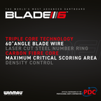Winmau Blade 6 Triple Core Carbon Dartboard