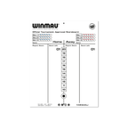 Winmau Scoreboard Schreibtafel incl. Stift 8658