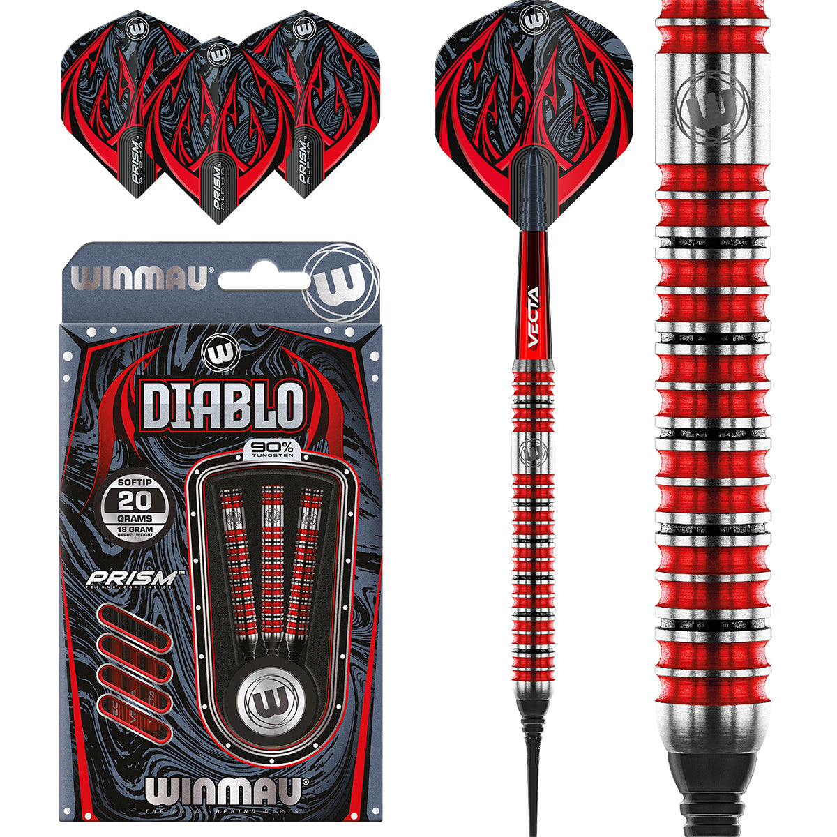 Winmau Diablo 2463 – Softdart 20g