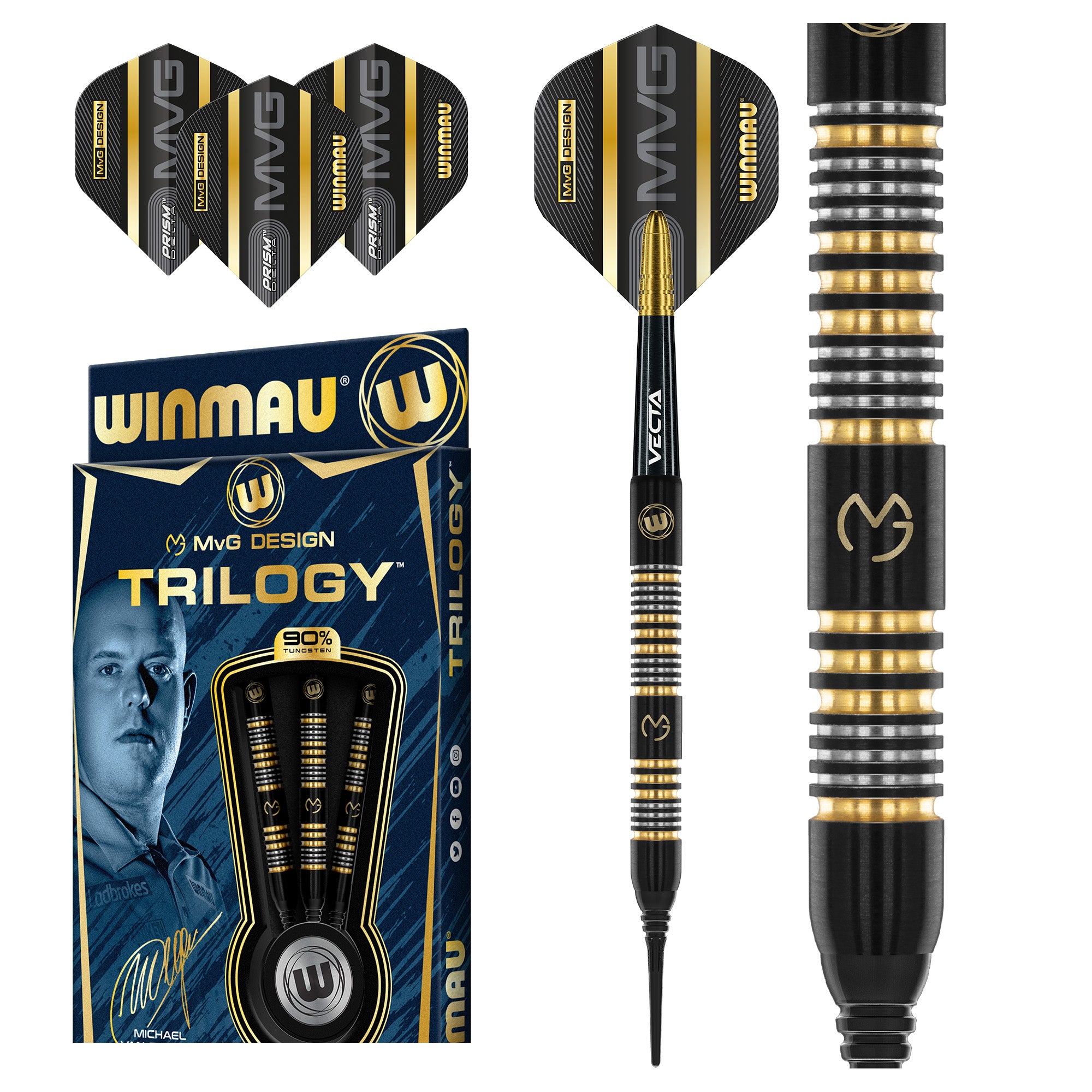 Winmau MvG Trilogy 2464 – Softdart 20g