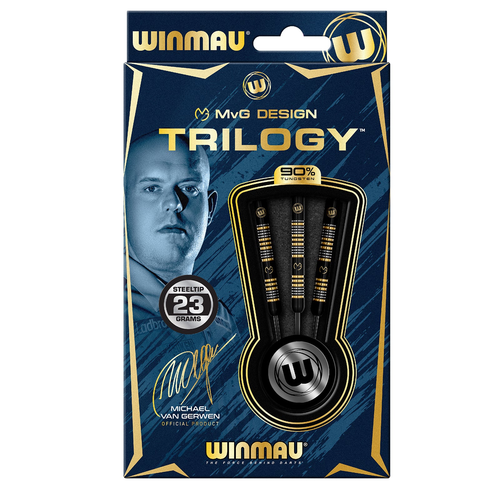 Winmau MvG Trilogy – Steeldart 21,5g + 23g