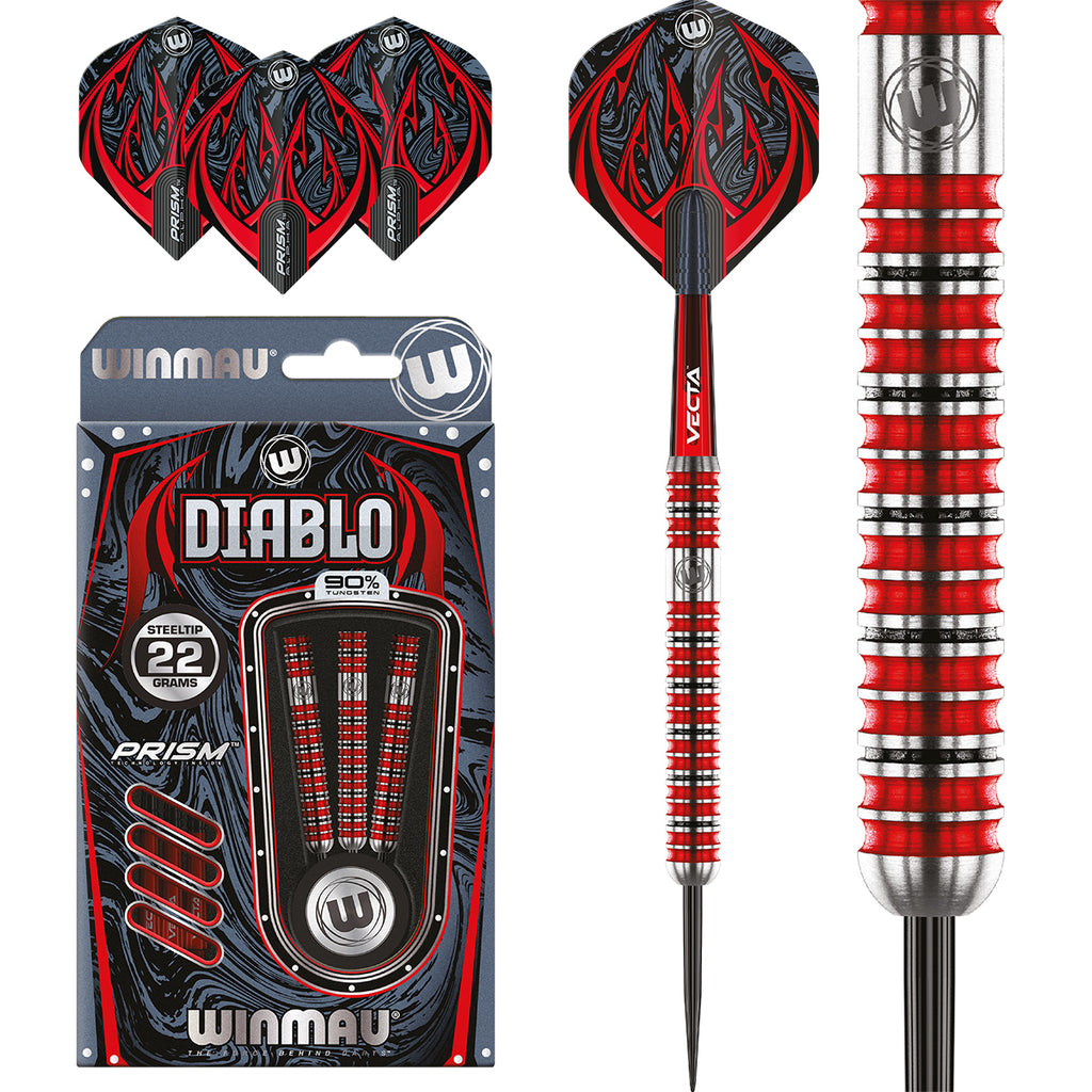 Winmau Diablo 1480 – Steeldart 22g + 24g