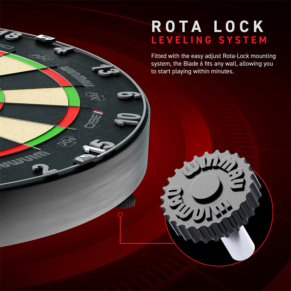 Winmau Blade 360 Triple Core Technology – Dartboard