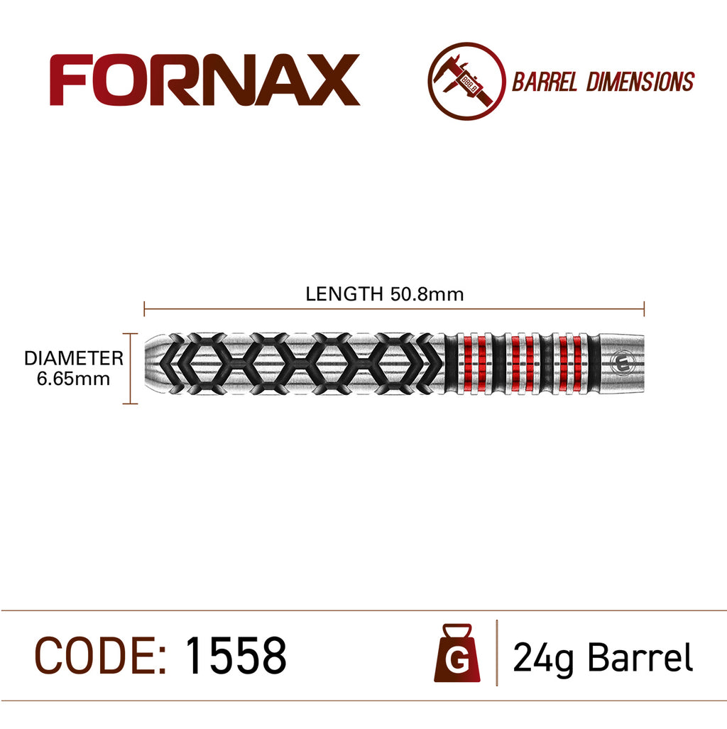 Winmau Fornax 1558 – Steeldart 22g + 24g