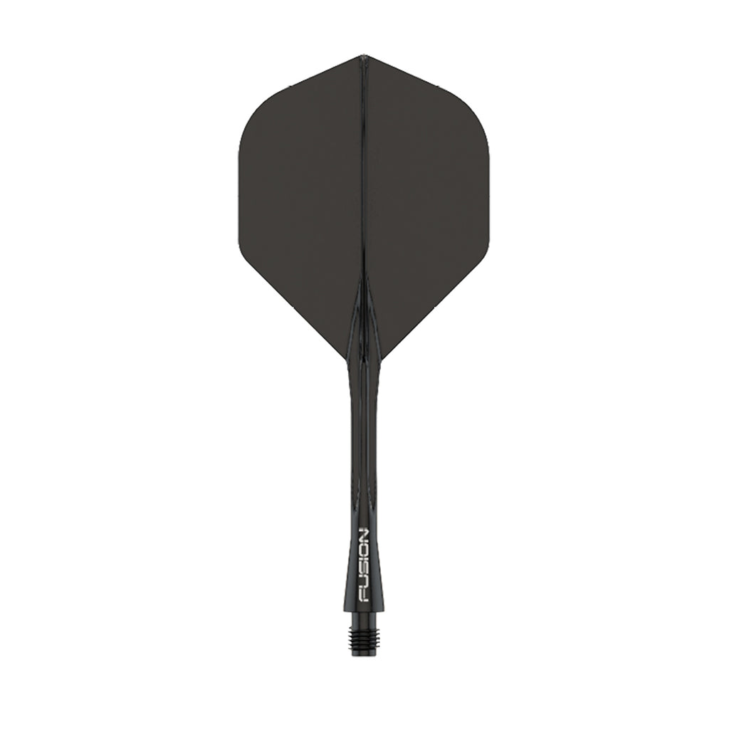 Winmau Fusion Solid Black NO6 Flight Shaft Combo