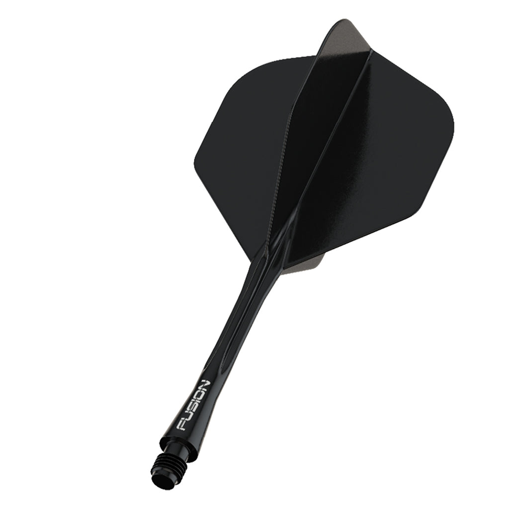 Winmau Fusion Solid Black NO6 Flight Shaft Combo