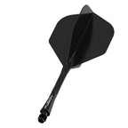 Winmau Fusion Solid Black NO6 Flight Shaft Combo