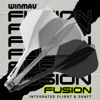 Winmau Fusion Solid Black NO6 Flight Shaft Combo
