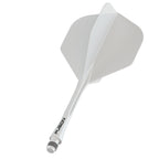 Winmau Fusion Solid White NO6 Flight Shaft Combo
