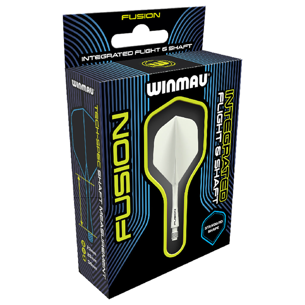 Winmau Fusion Solid White NO6 Flight Shaft Combo