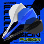 Winmau Fusion Solid Blue NO6 Flight Shaft Combo