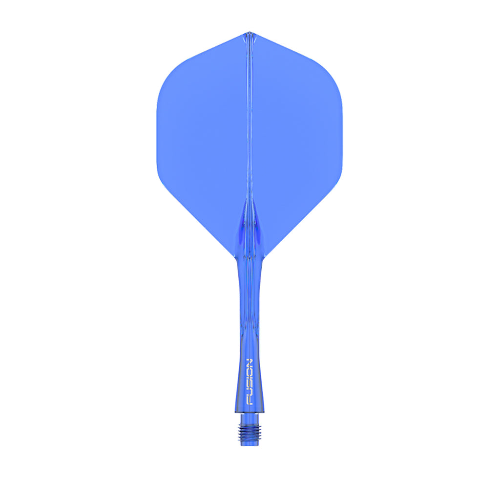 Winmau Fusion Solid Blue NO6 Flight Shaft Combo